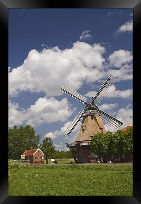Bagband Windmill Framed Print by Thomas Schaeffer