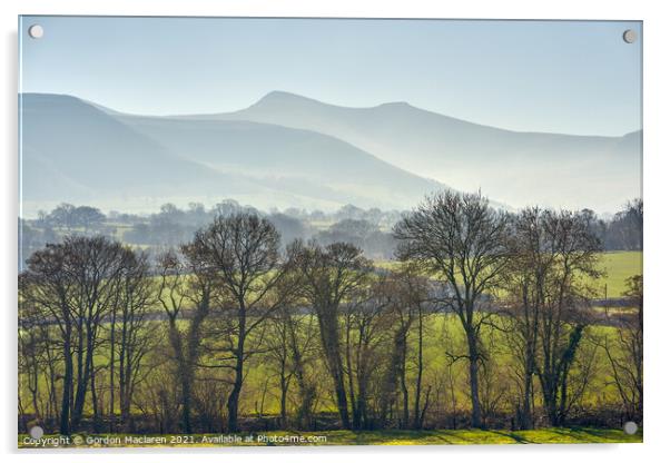 Pen y Fan Brecon Beacons National Park Acrylic by Gordon Maclaren