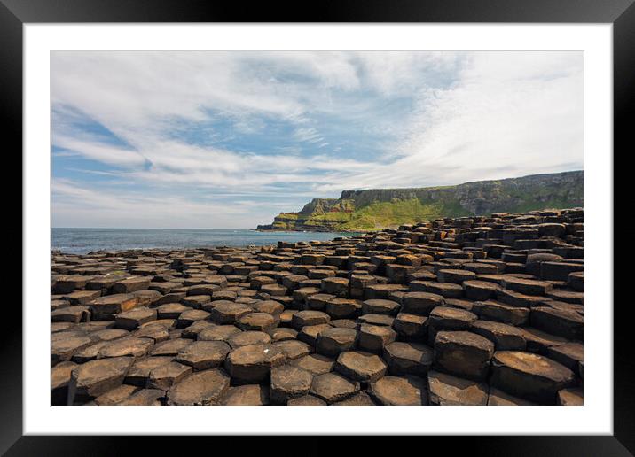 Giant's Causeway. Framed Mounted Print by Mark Godden