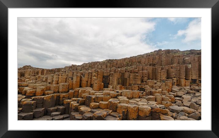 Giant's Causeway. Framed Mounted Print by Mark Godden
