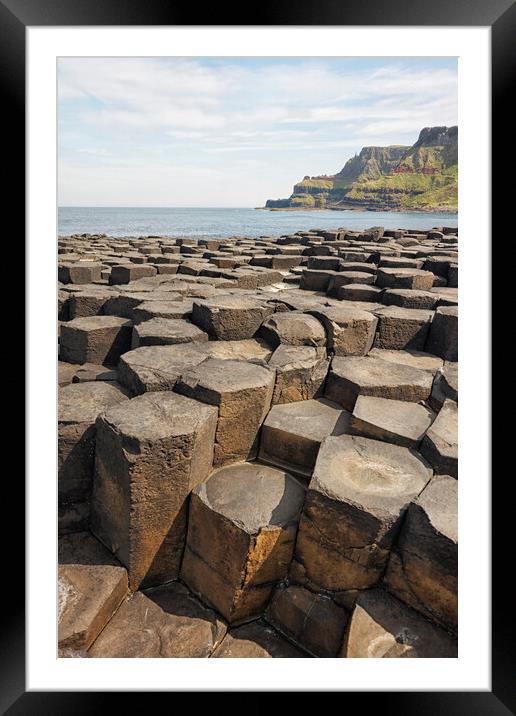 Giant's Causeway. Framed Mounted Print by Mark Godden