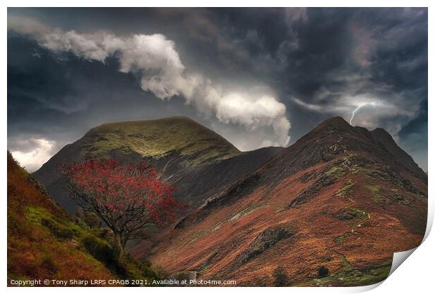 STORM IN THE NEWLANDS VALLEY Print by Tony Sharp LRPS CPAGB