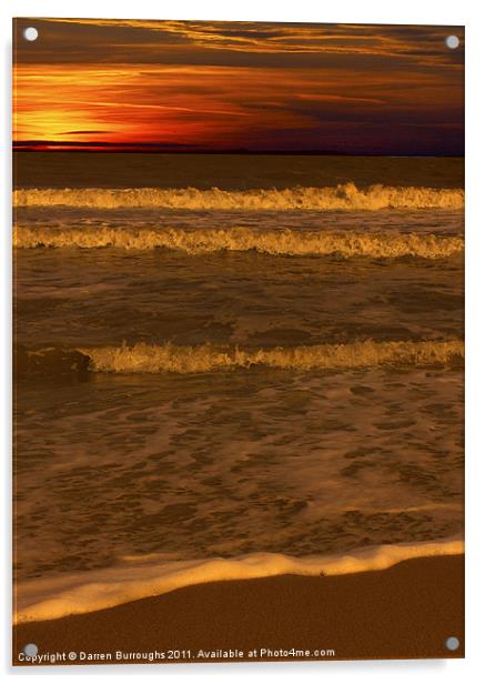 Dunwich Sunrise Acrylic by Darren Burroughs