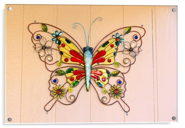 Butterfly Decor Acrylic by Tony Mumolo
