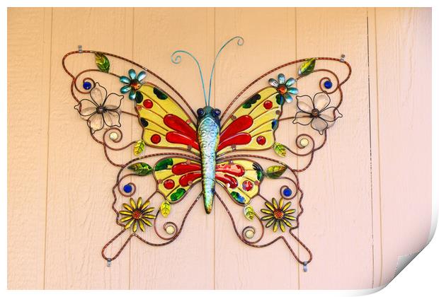 Butterfly Decor Print by Tony Mumolo