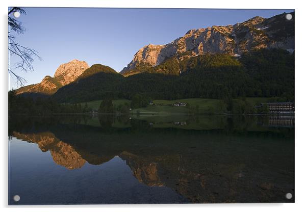 Sunrise in Bavaria Acrylic by Thomas Schaeffer