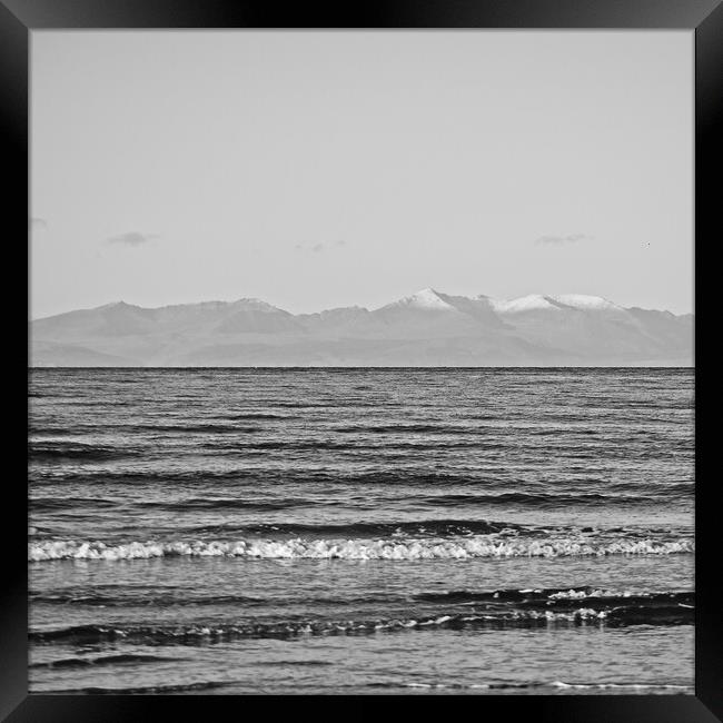 First Arran snow of winter Framed Print by Allan Durward Photography