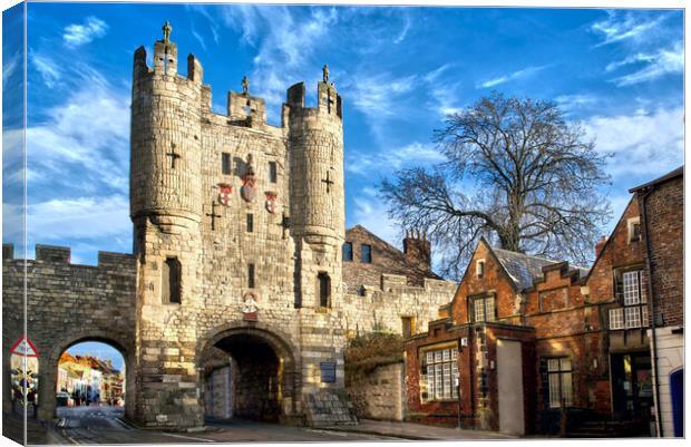Micklegate Bar Canvas Print by Alison Chambers