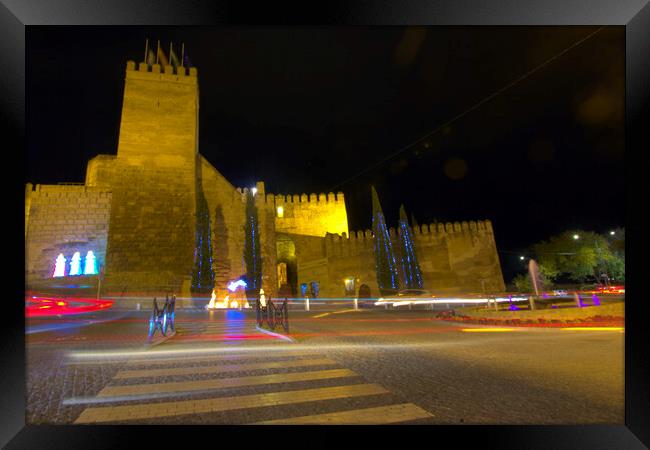 Christmas lighting in Carmona -Seville- Framed Print by Jose Manuel Espigares Garc