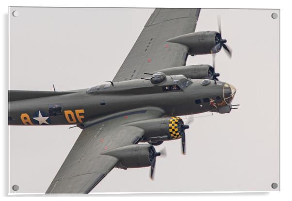 Sally B B-17 Bomber Acrylic by J Biggadike