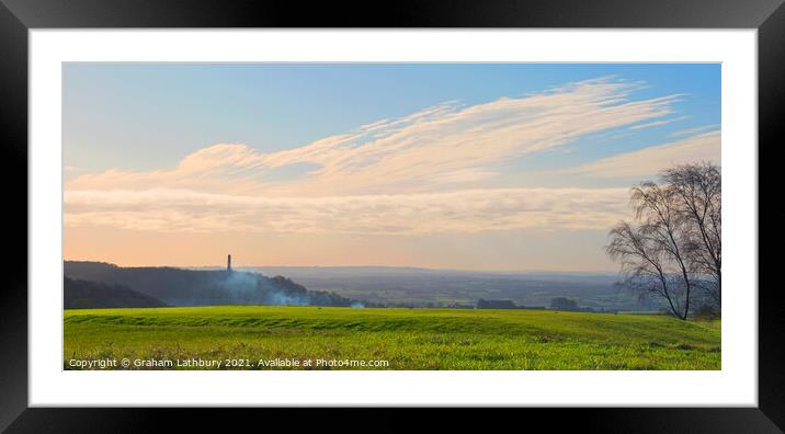 Tyndale Monument Framed Mounted Print by Graham Lathbury