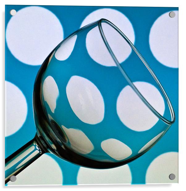 Polka Dot Glass Acrylic by Steve Purnell