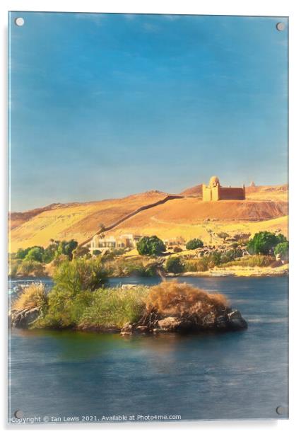  Across the Nile Cataracts at Aswan Acrylic by Ian Lewis