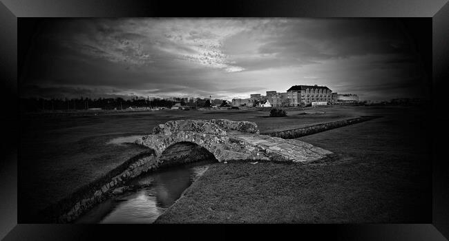 St Andrews golf course mono Framed Print by JC studios LRPS ARPS