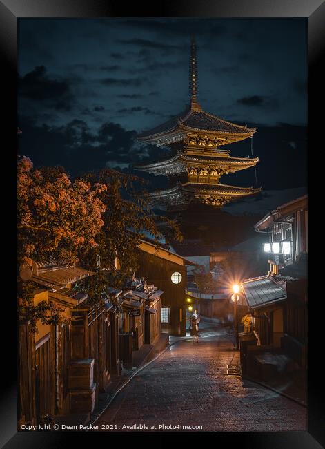 Kyoto - Yasaka Pagoda Framed Print by Dean Packer
