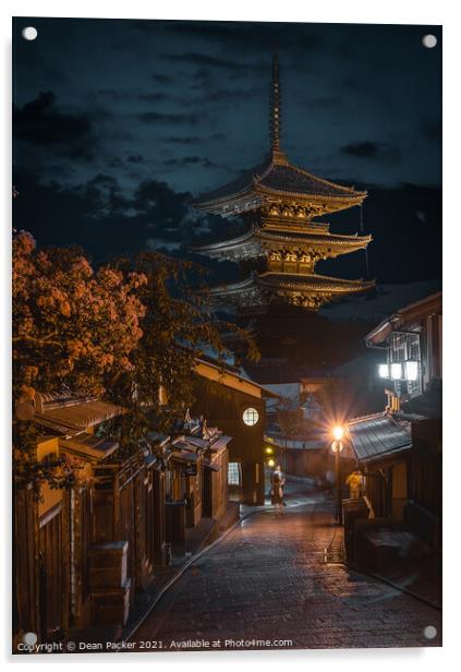 Kyoto - Yasaka Pagoda Acrylic by Dean Packer