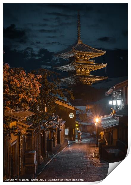 Kyoto - Yasaka Pagoda Print by Dean Packer