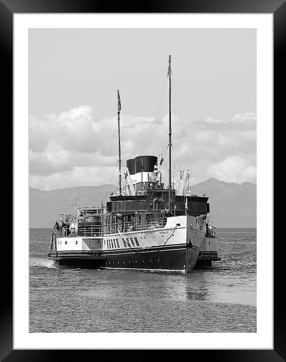 PS Waverley Framed Mounted Print by Allan Durward Photography
