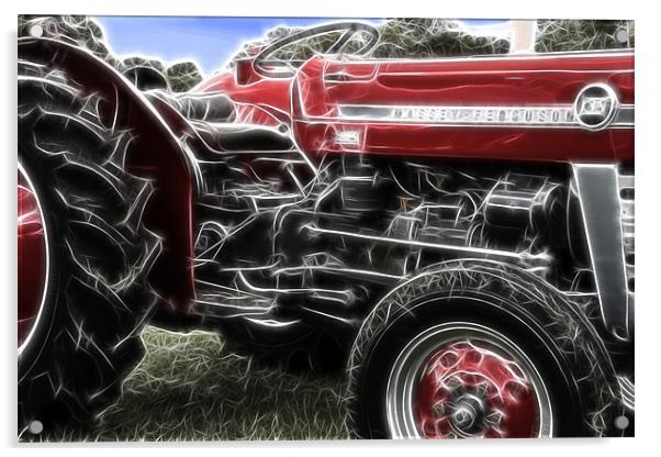 Tractor Acrylic by Northeast Images