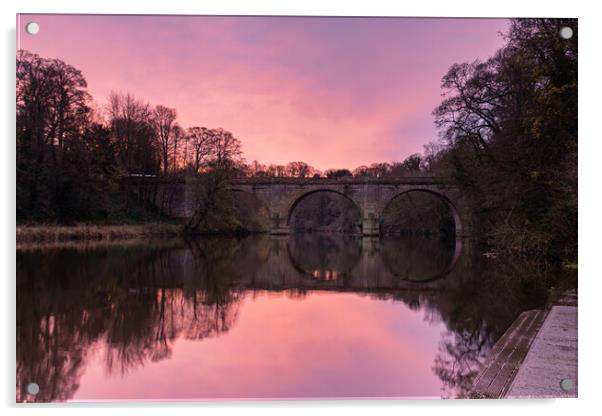 Durham sunrise Acrylic by Kevin Winter