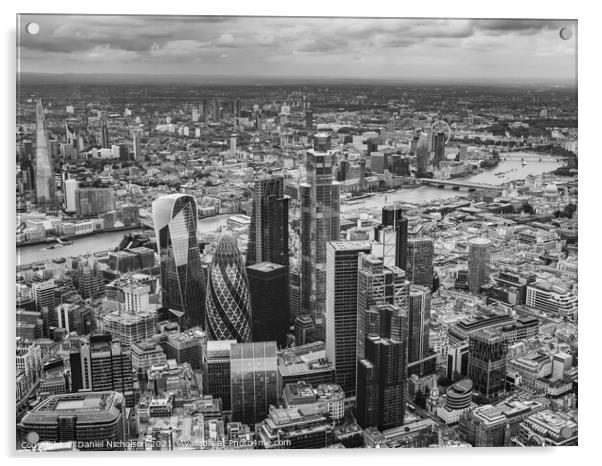 City of London Acrylic by Daniel Nicholson