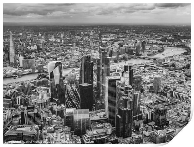 City of London Print by Daniel Nicholson