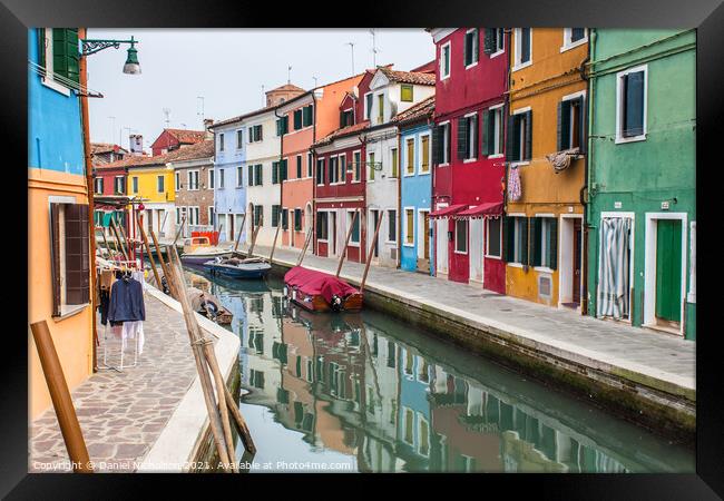 Technicolour in Venice Framed Print by Daniel Nicholson