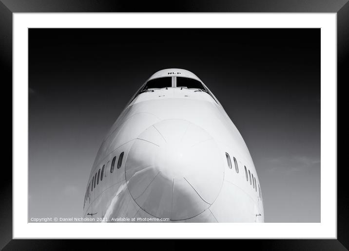 Queen of the Skies Framed Mounted Print by Daniel Nicholson
