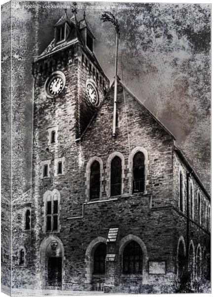 "Timeless Charm: The Enchanting Looe Guildhall" Canvas Print by Lee Kershaw