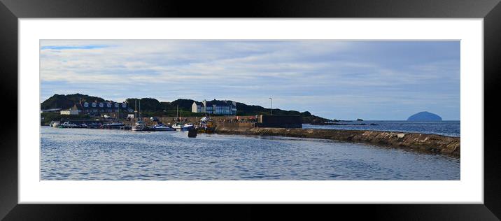 Maidens harbour South Ayrshire Framed Mounted Print by Allan Durward Photography