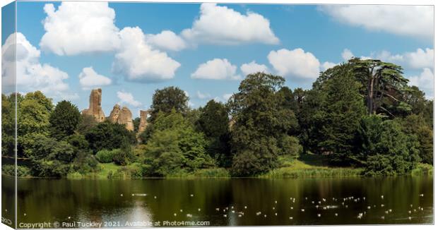 Sherborne Castle  Canvas Print by Paul Tuckley