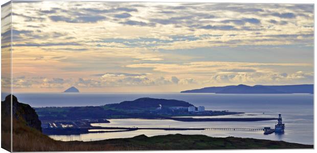 A Firth of Clyde overview Canvas Print by Allan Durward Photography