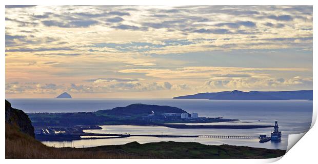 A Firth of Clyde overview Print by Allan Durward Photography