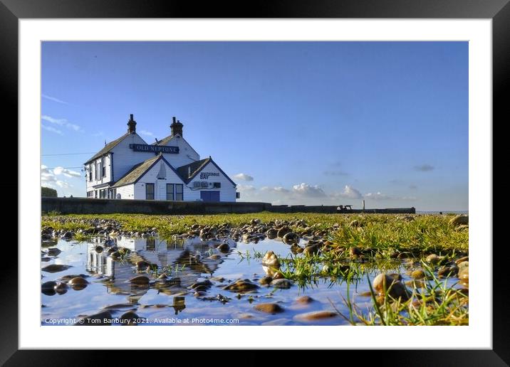 Neptune Pub, Whitstable Framed Mounted Print by Evolution Drone