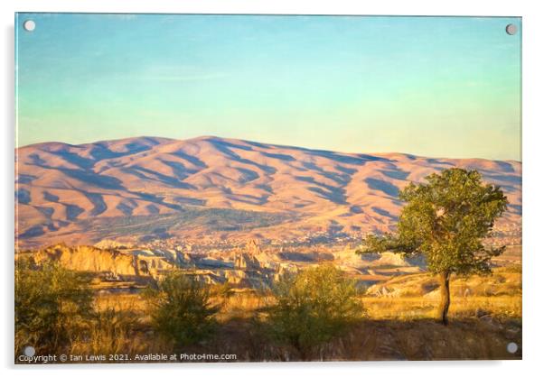 A view over Cappadocia Acrylic by Ian Lewis