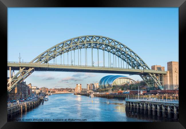 The Tyne Bridge, Newcastle Framed Print by Keith Douglas