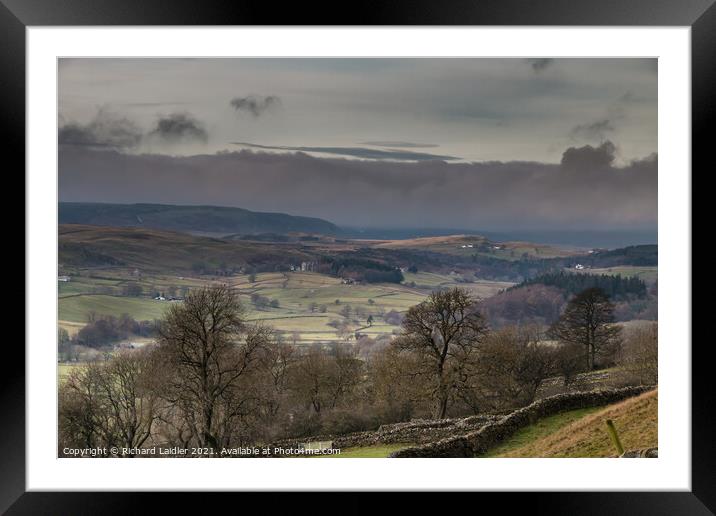 Winter Bright Interval on Upper Teesdale Framed Mounted Print by Richard Laidler
