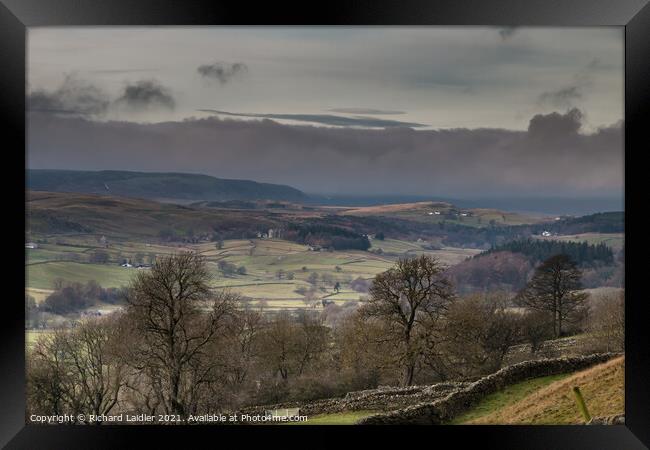 Winter Bright Interval on Upper Teesdale Framed Print by Richard Laidler