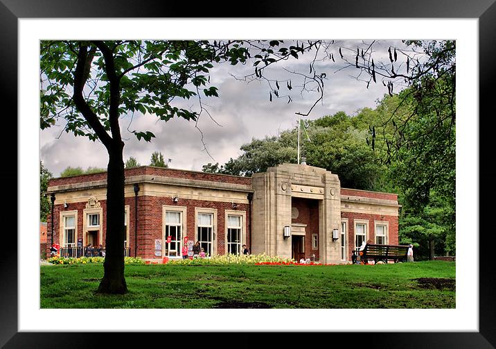 The Cafe in Stanley Park. Framed Mounted Print by Jacqui Kilcoyne