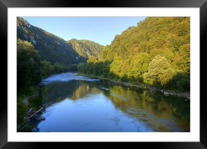 River Sava Framed Mounted Print by Ian Middleton