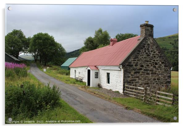 Moirlanich Longhouse, Killin, Scotland Acrylic by Imladris 