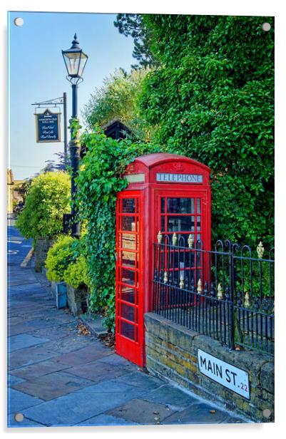 Haworth Red Phone Box Acrylic by Darren Galpin