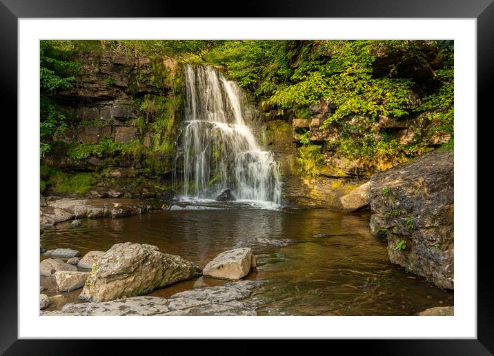 East Gill Force Framed Mounted Print by Kevin Winter