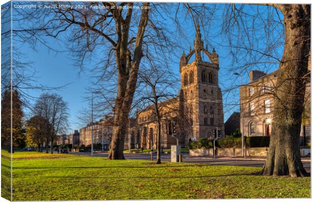 St Leonard's-in-the-Fields Church, Perth  Canvas Print by Navin Mistry