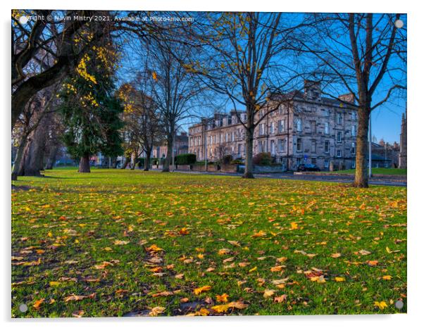 Autumn and the South Inch, Perth Scotland Acrylic by Navin Mistry