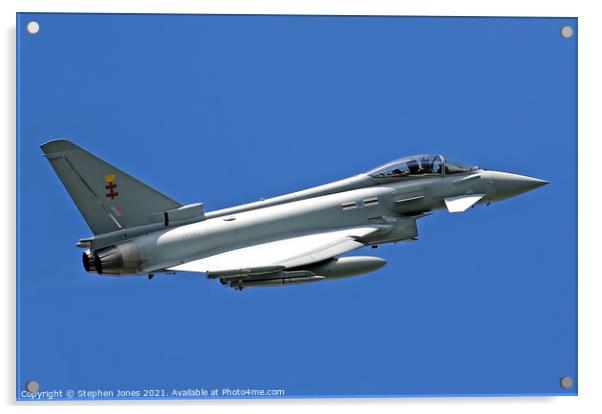 Eurofighter Typhoon ZK355 Acrylic by Ste Jones