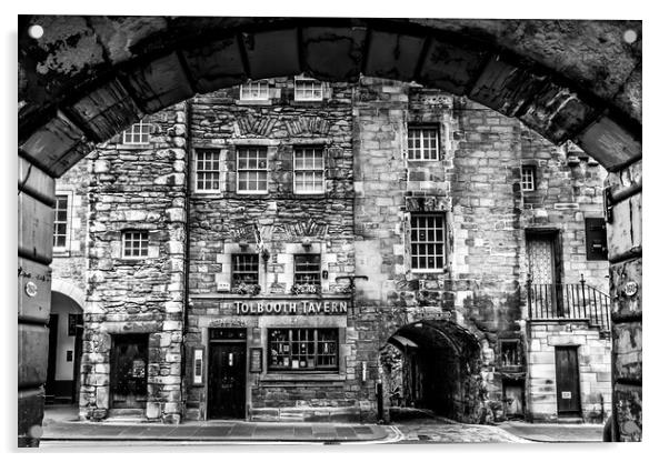 Tolbooth tavern Edinburgh Acrylic by chris smith