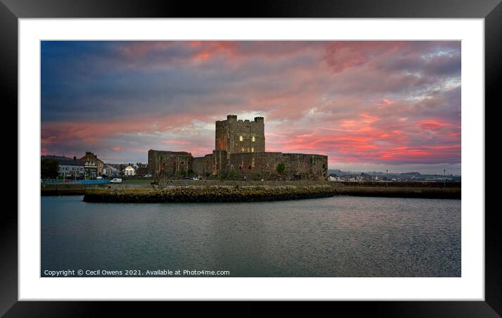 Preserved Castle Framed Mounted Print by Cecil Owens