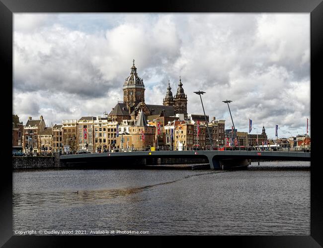 Majestic Basilica in Amsterdam Framed Print by Dudley Wood