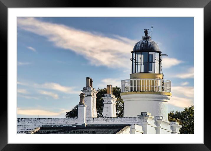 Cromarty lighthouse Framed Mounted Print by Colin Chipp